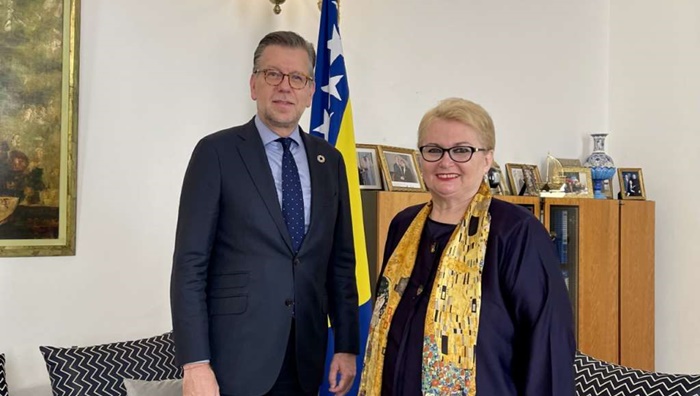 Turković s direktorom za politiku i strategiju UNFPA Arthurom Erkenom
