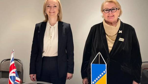 Turković sa šeficom diplomatije Velike Britanije