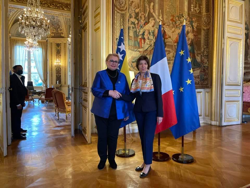 Turković se sastala s ministricom vanjskih poslova Francuske