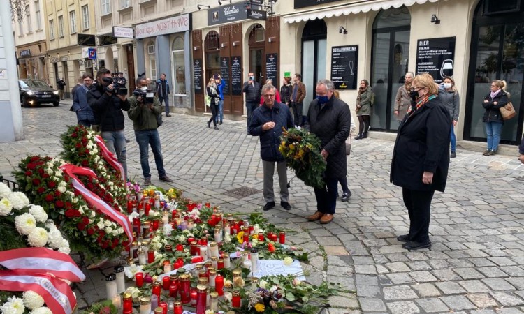 Turković u Beču položila cvijeće na mjestu terorističkog napada