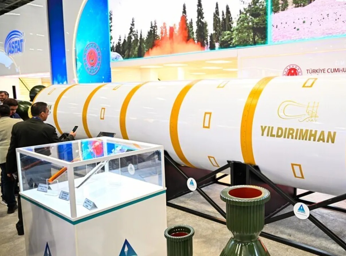 Turska predstavila interkontinentalnu raketu Yildirimhan na SAHA EXPO 2026