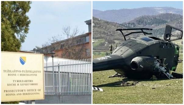 Tužilaštvo BiH naredilo istragu o prevrtanju helikoptera OS BiH