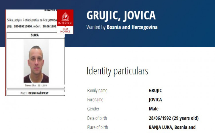 Tužilaštvu BiH predao se osumnjičeni za šverc narkoticima