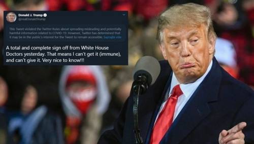 Twitter stavio upozorenje na Trumpov tvit