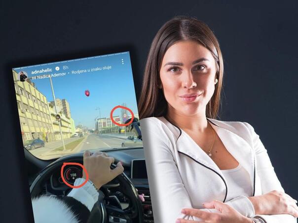 Tzv. sarajevska influenserica divljala za volanom, oduzeta joj vozačka dozvola