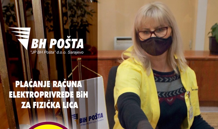 U 400 poslovnica BH Pošte plaćanje računa za struju bez provizije