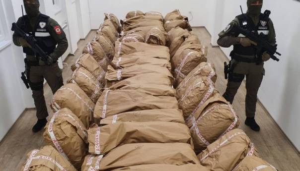 U akciji 'Transporter' pronađeno 303 kilograma skanka