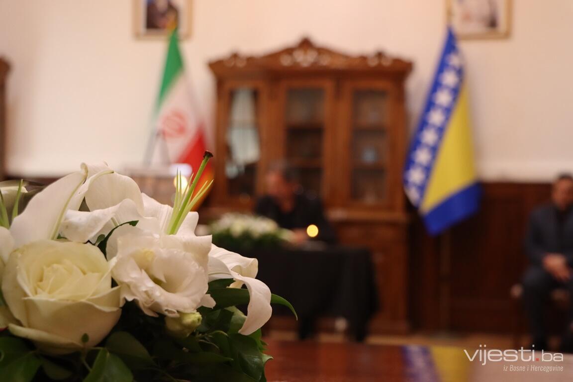 U Ambasadi Irana u Sarajevu otvorena Knjiga žalosti