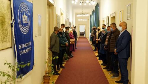 U auli Rektorata UNSA otkrivena spomen-ploča Šemsudinu Ajanoviću