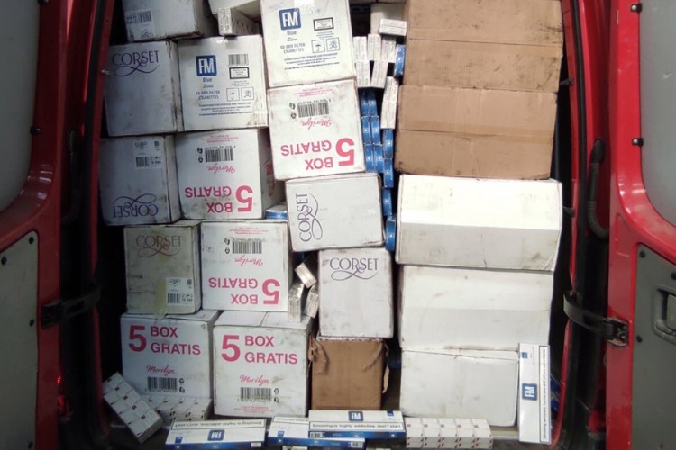 U Banjoj Luci oduzeto 160.000 pakovanja cigareta bez akciznih markica