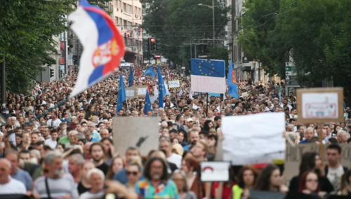U Beogradu održan 16. protest "Srbija protiv nasilja"