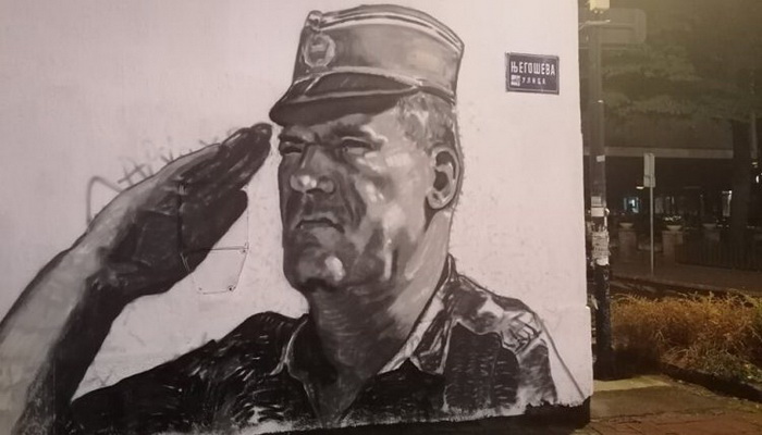 U Beogradu osvanuo novi mural sa likom Ratka Mladića