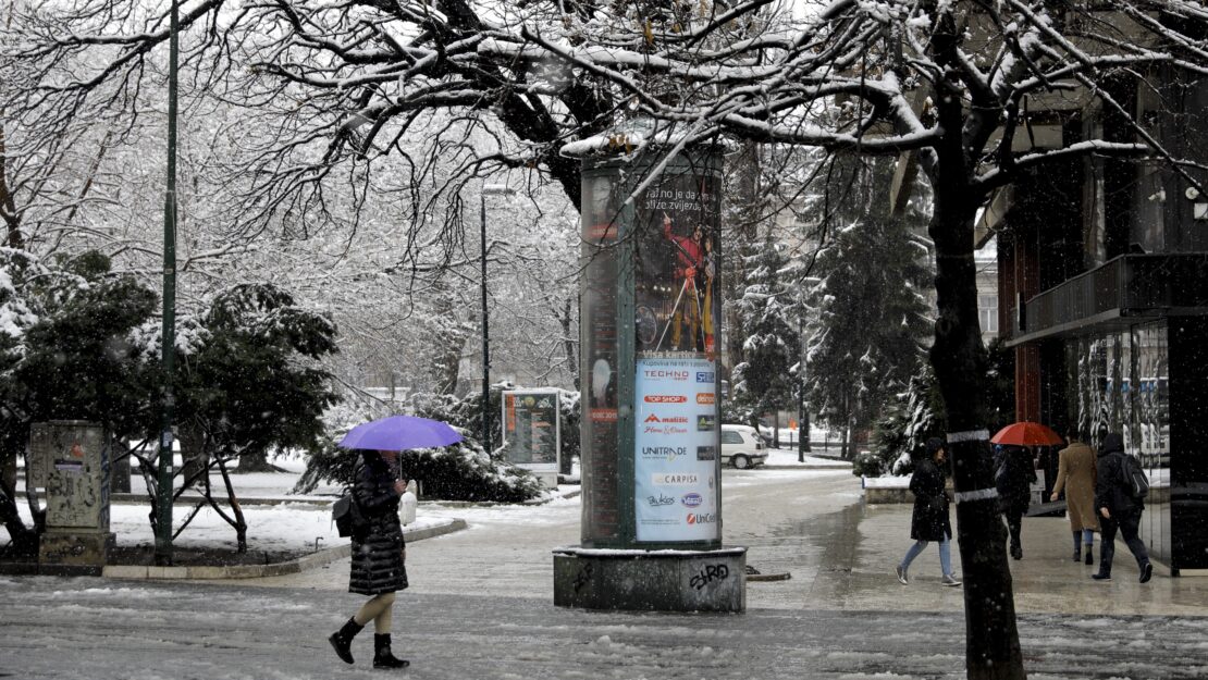 U BiH danas oblačno vrijeme, moguća slaba kiša ili susnježica