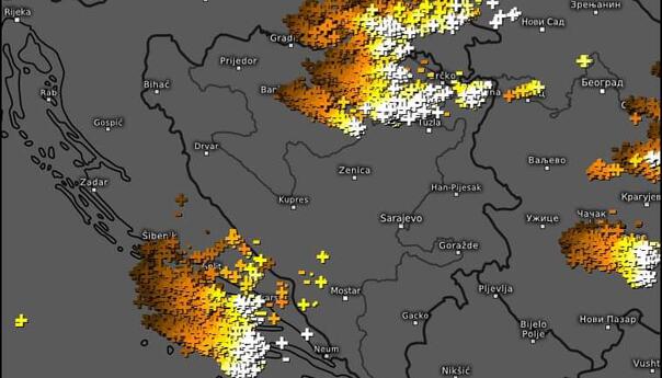 U BiH formirana dva olujna sistema, narednih dana smirivanje