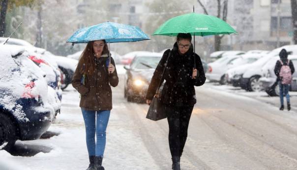 U BiH jutros oblačno, slab snijeg u pojedinim dijelovima zemlje