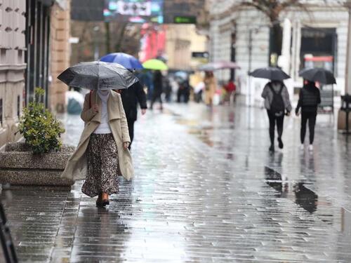 U BiH oblačno vrijeme s kišom, na vrhovima planina slab snijeg