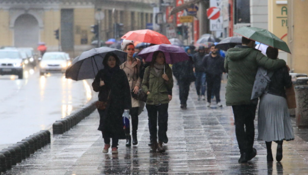 U BiH pretežno oblačno sa kišom