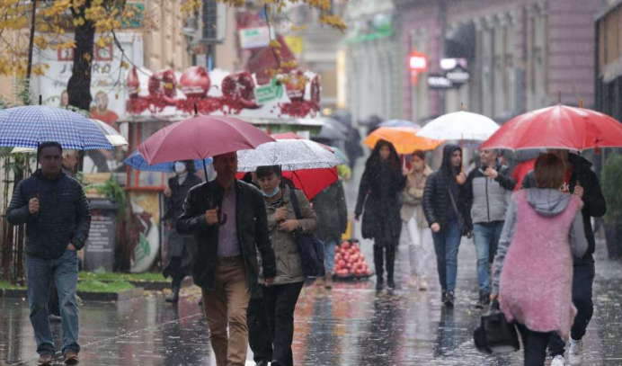 U BiH promjenljivo vrijeme s kišom i povremenim pljuskovima