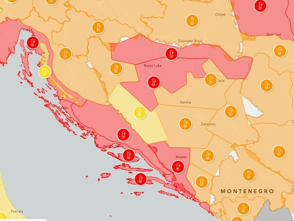 U BiH temperature do 41 stepen, promjena tek naredne sedmice