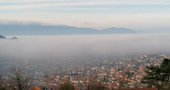 U BiH umjereno oblačno, prije podne u Bosni magla