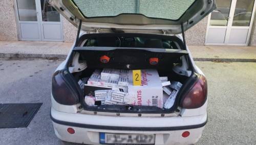 U Bileći zaplijenjeno 2.470 kutija cigareta bez akciznih markica