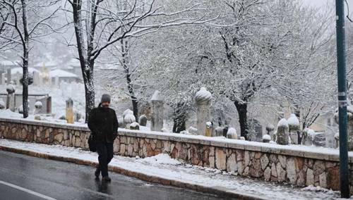 U Bosni narednih dana snijeg i susnježica, u Hercegovini kiša