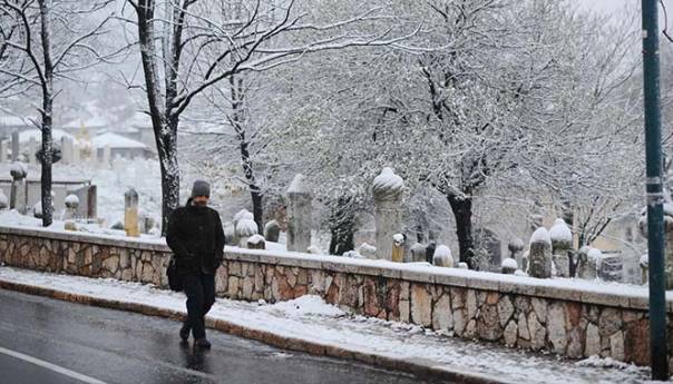 U Bosni narednih dana snijeg i susnježica, u Hercegovini kiša