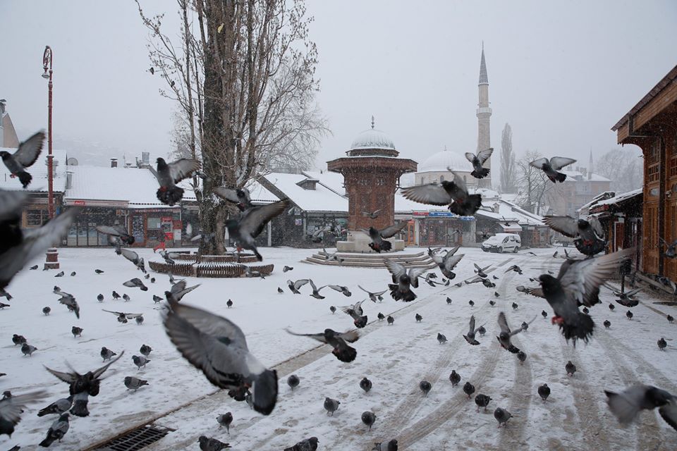 U Bosni oblačno, sunčano u Hercegovini, na Bjelašnici minus 14 stepeni