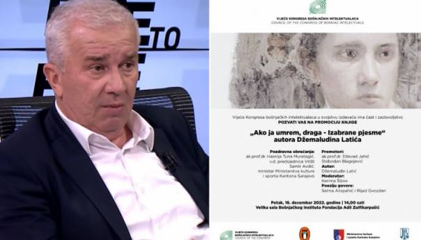 U Bošnjačkom institutu održana promocija Izabranih pjesama Džemaludina Latića