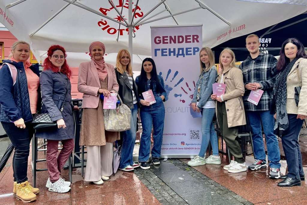 U Brčkom održana ulična akcija o rodnoj ravnopravnosti