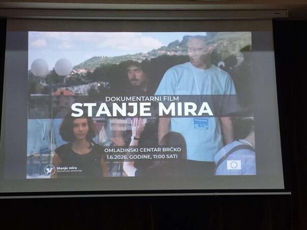 U Brčkom prikazan film "Stanje mira": Mladi iz regije šalju poruku zajedništva