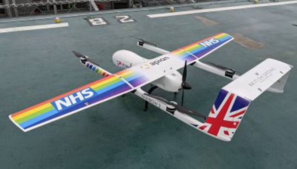 U Britaniji će dronovi prenositi uzorke za testiranje na koronavirus i testove