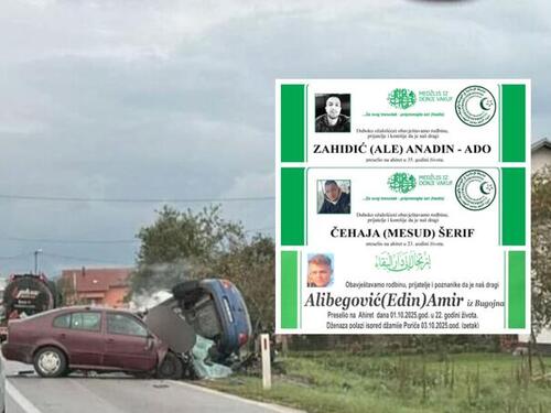 U Bugojnu i Donjem Vakufu Dan žalosti zbog pogibije trojice mladića