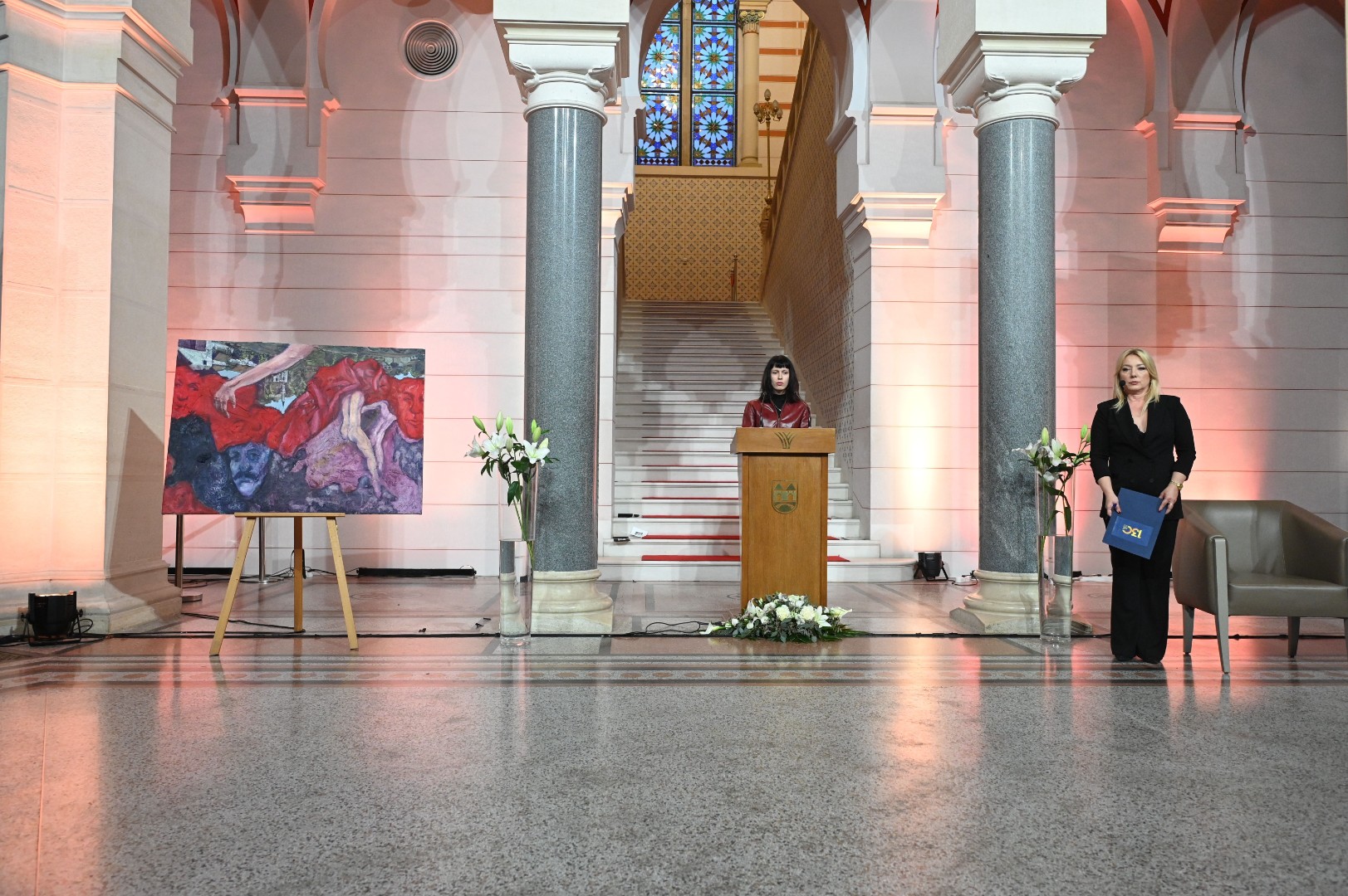 U čast 130 godina Vijećnice otvorena izložba Safeta Zeca "Sarajevske kuće"