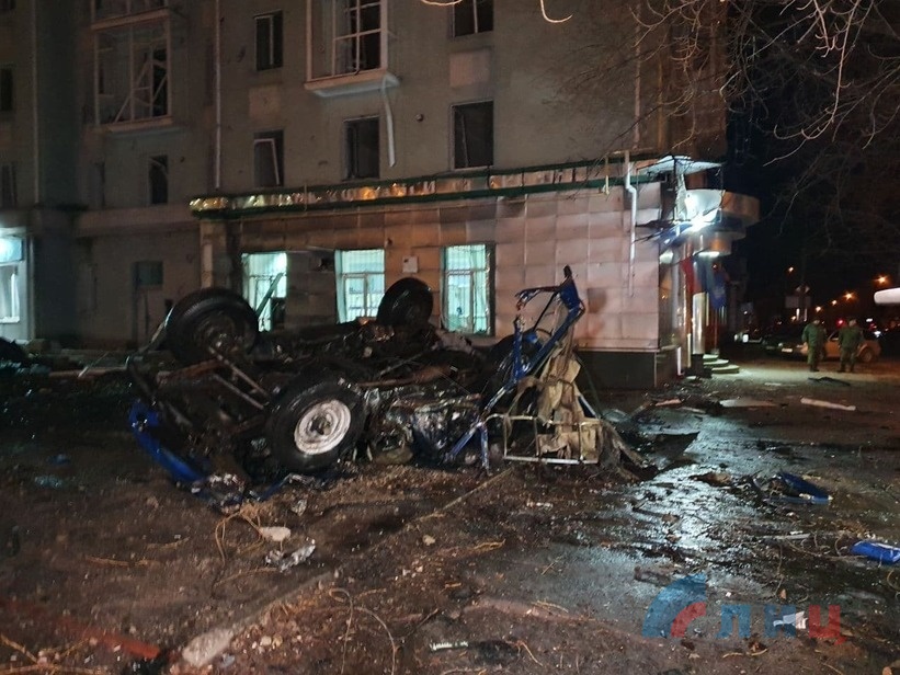U centru Luganska eksplodirao automobil sa 10 do 15 kg eksploziva