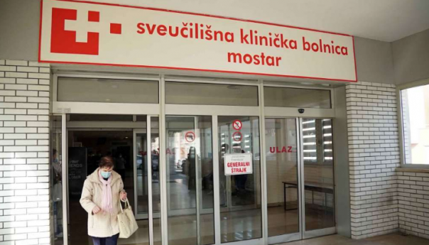 U covid bolnici u Mostaru 12 bolesnika