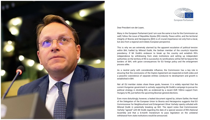 U EU zatražena istraga protiv Varhelyija zbog pomaganja Dodiku