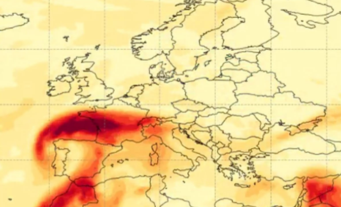U Evropu stiže veliki oblak saharske prašine