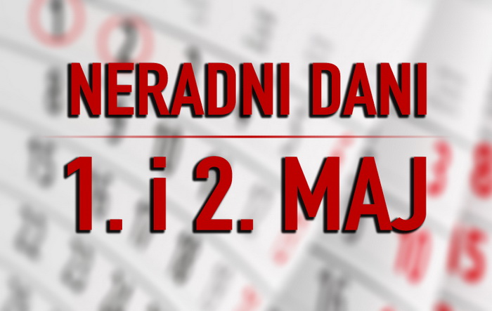 U Federaciji BiH neradni dani 1. i 2. maj