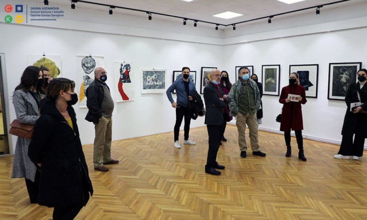 U Foto galeriji CKM-a otvorena izložba grafika mladih umjetnika