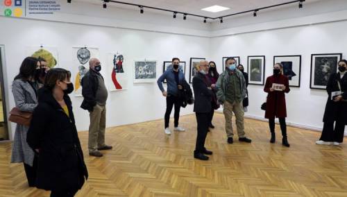 U Foto galeriji CKM-a otvorena izložba grafika mladih umjetnika