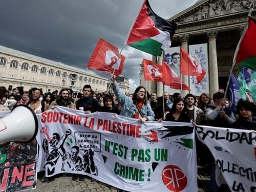 U Francuskoj privedeni studenti ispred prestižnog fakulteta, protestvovali protiv rata u Gazi