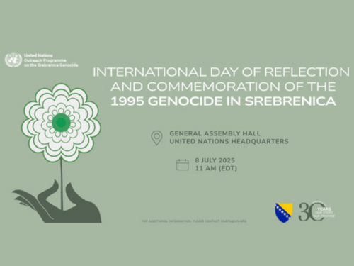 U Generalnoj skupštini UN-a prvi zvanični Međunarodni dan sjećanja na genocid u Srebrenici