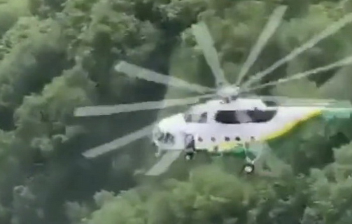 U Gruziji se srušio spasilački helikopter, objavljena snimka