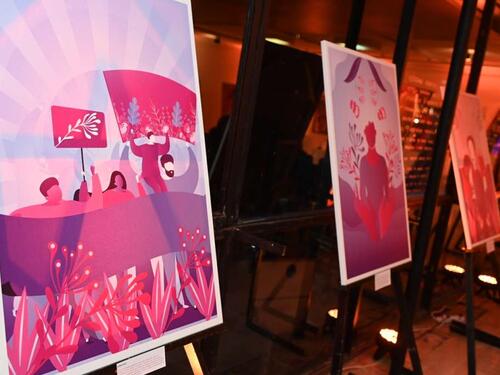 U Historijskom muzeju BiH postavljena izložba ilustracija posvećena borbi protiv nasilja nad ženama