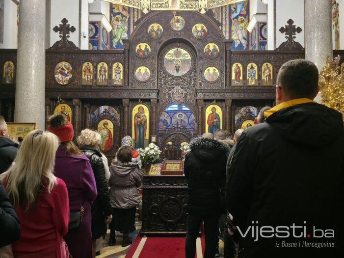 U Hramu Hrista Spasitelja u Banja Luci služena Božićna liturgija