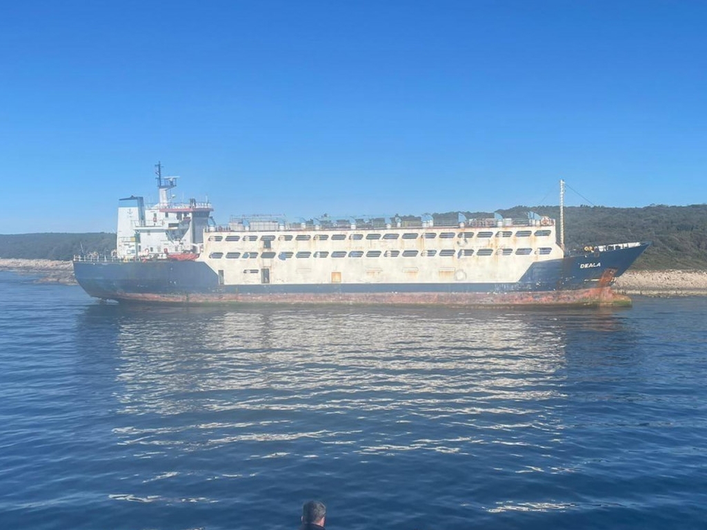 U istarskoj luci se nasukao brod iz Tanzanije