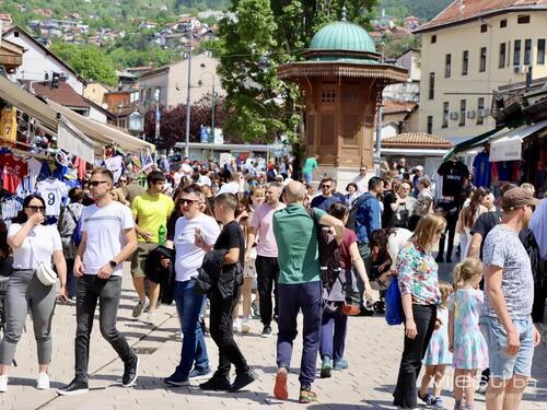 U junu u Federaciji BiH 150 hiljada turista, 6,6 posto manje nego u istom mjesecu lani