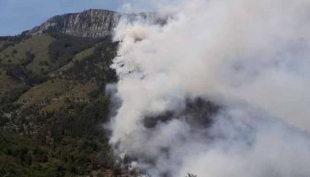 U kanjonu Neretve požar i dalje aktivan i širi se prema Borcima