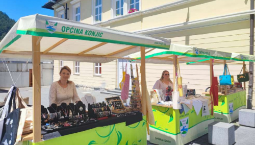 U Konjicu otvoren bazar kreativnosti 'Gradu s ljubavlju'